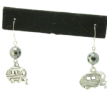 camper charm earrings