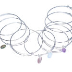 bangle with gemstones