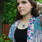Custom Photo Logo Pendant Necklace on Thin Chain