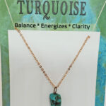 Gemstone pendant necklace