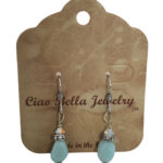 Aqua Gemstone earrings
