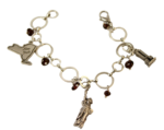 State stone charm Bracelet