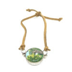 Adjustable Unisex Custom Double Sided Image Bracelet on Suede