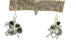 Animal Charm Earrings with Gemstones and Crystals - Image 2