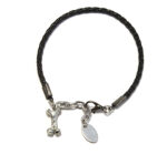 Bracelet Simple Leather Charm  - Pets