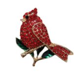 Cardinal  Bird Brooch Pin