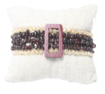 Rectangle Multi-strand Healing Gemstone Stretch Bracelet - Image 7