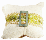 Rectangle Multi-strand Healing Gemstone Stretch Bracelet - Image 3