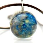 Earth Glow Round Pendant Necklace