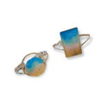 Beach Sand and Ocean Resin Cuff Bracelets - Image 5