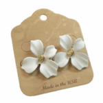 Dogwood Flower Earrings