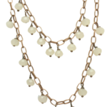 Dainty Dangle Crystal Chain Necklaces