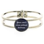 Sympathy Difficult Times Gift Cuff Bracelet