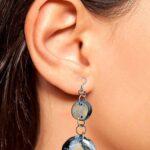 Go Gray Upcycled Vinyl Record Cancer Awareness Earrings