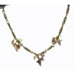 Botswana Agate Cluster Gemstone Necklace