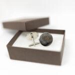 Go Gray Stainless Steel Cancer Awareness Cufflinks