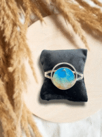 Beach Sand and Ocean Resin Cuff Bracelets - Image 3