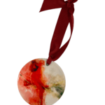 Memorial Cardinal Watercolor Ceramic Ornament