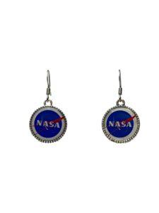 NASA silver earrings