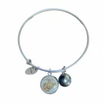 Military Logo Bangle Charm Bracelets