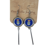 Show Your Patriotism in Style: Wholesale Officially Licensed Military Logo Bar Earrings