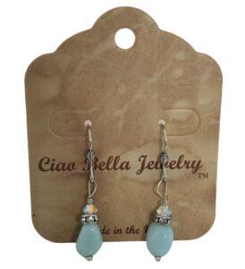 aqua amazonite earrings