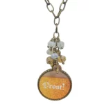 Octoberfest Fall Prost Beer Pedant Necklace