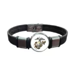 Dropship Military Logo Unisex Sustainable Cork Bracelets