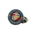 Dropship Wholesale Stainless Steel Military Tie Pins, .5 Inch Logo, Gift Boxed, All Branches