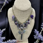 Gemstone Cluster Bib Necklace
