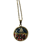 Officially Licensed Military Pendant Necklace – 250th Anniversary Collection (Army, Navy, Marine)