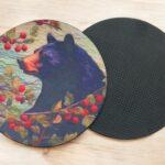 Custom Round Neoprene Coasters - Set of 4